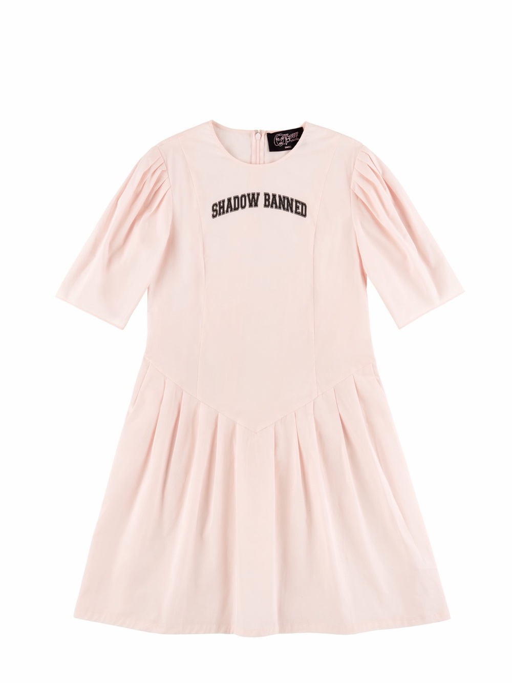 I'M SORRY BY PETRA COLLINS Petra Shadowbanned Pink Puff Sleeve Size Medium VGUC